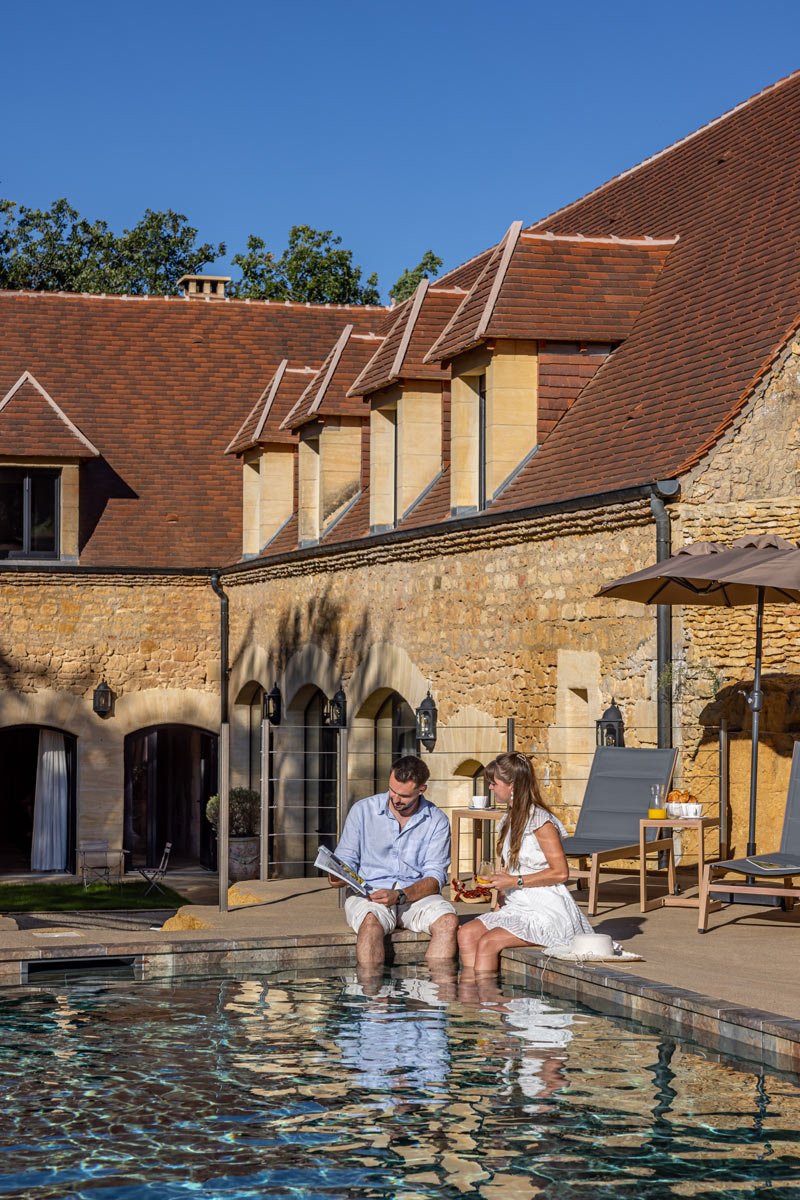 Piscine creusée dans la roche Périgord